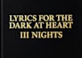 write professional jazz noir lyrics with a cinematic atmosphere